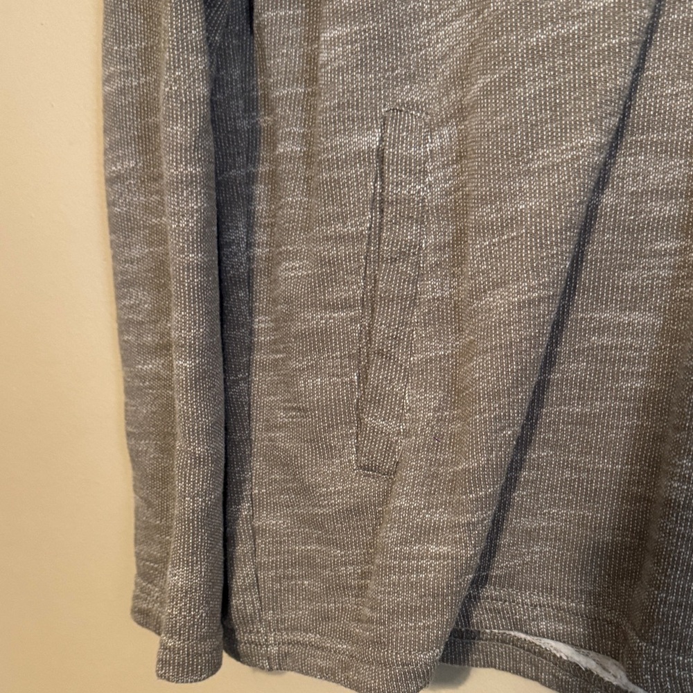 Men’s Southern Marsh Heathered Gray Quarter-Zip Pullover - Picture 4 of 8